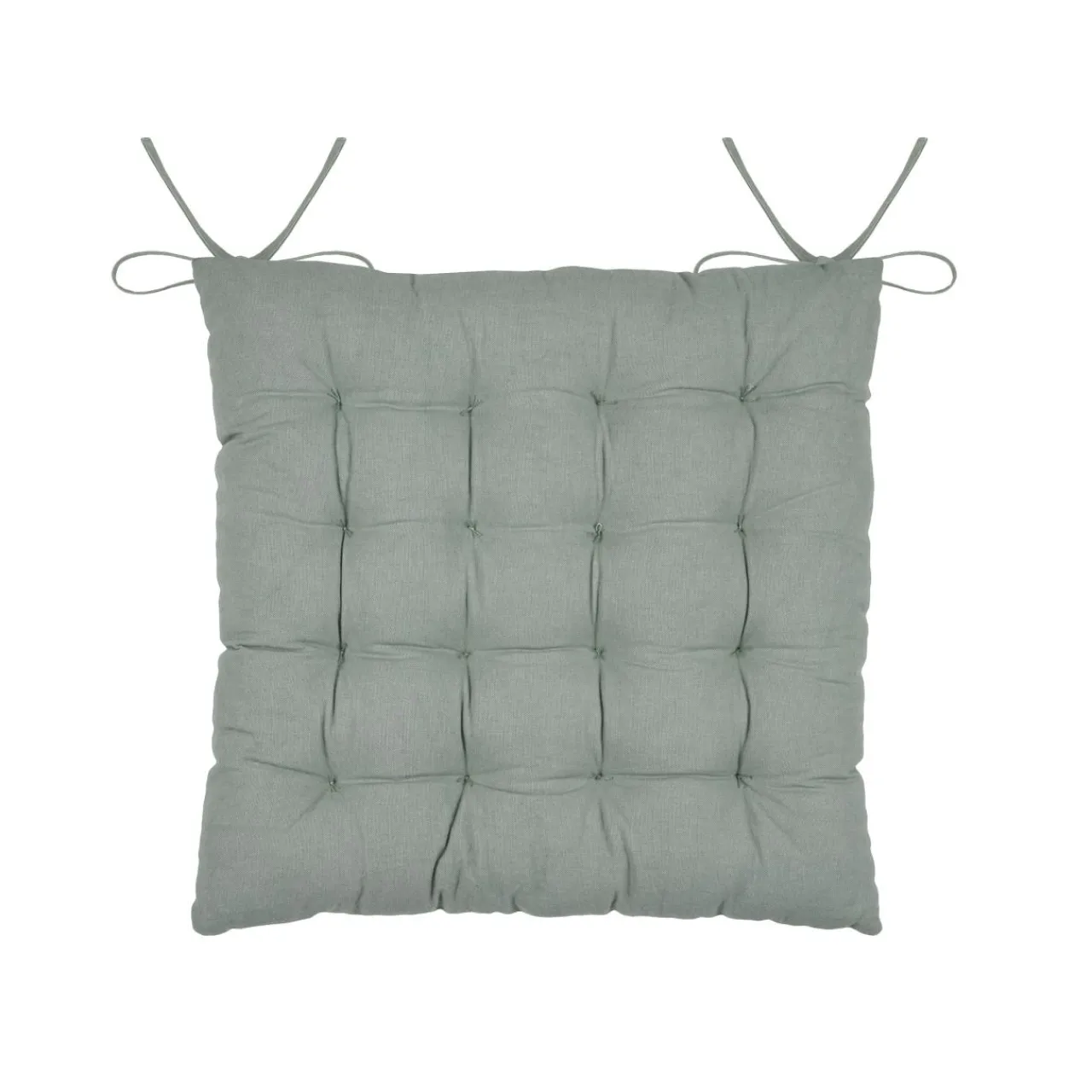 STOF Coussin de chaise carré coton (38 x 38 cm) Yuki Beige