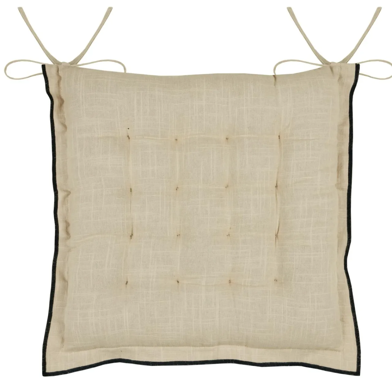 STOF Coussin de chaise carré coton (38 x 38 cm) Helios Ecru Online
