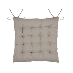 STOF Coussin de chaise carré coton (38 x 38 cm) Hemera Taupe Online