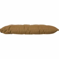 ATMOSPHERA Coussin de chaise carré coton ( 38 x 38 cm) Anjali camel Marron New