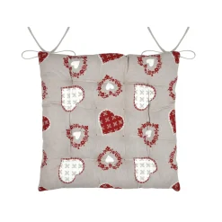 STOF Coussin de chaise carré coton (40 x 40 cm) Ornon Taupe Sale