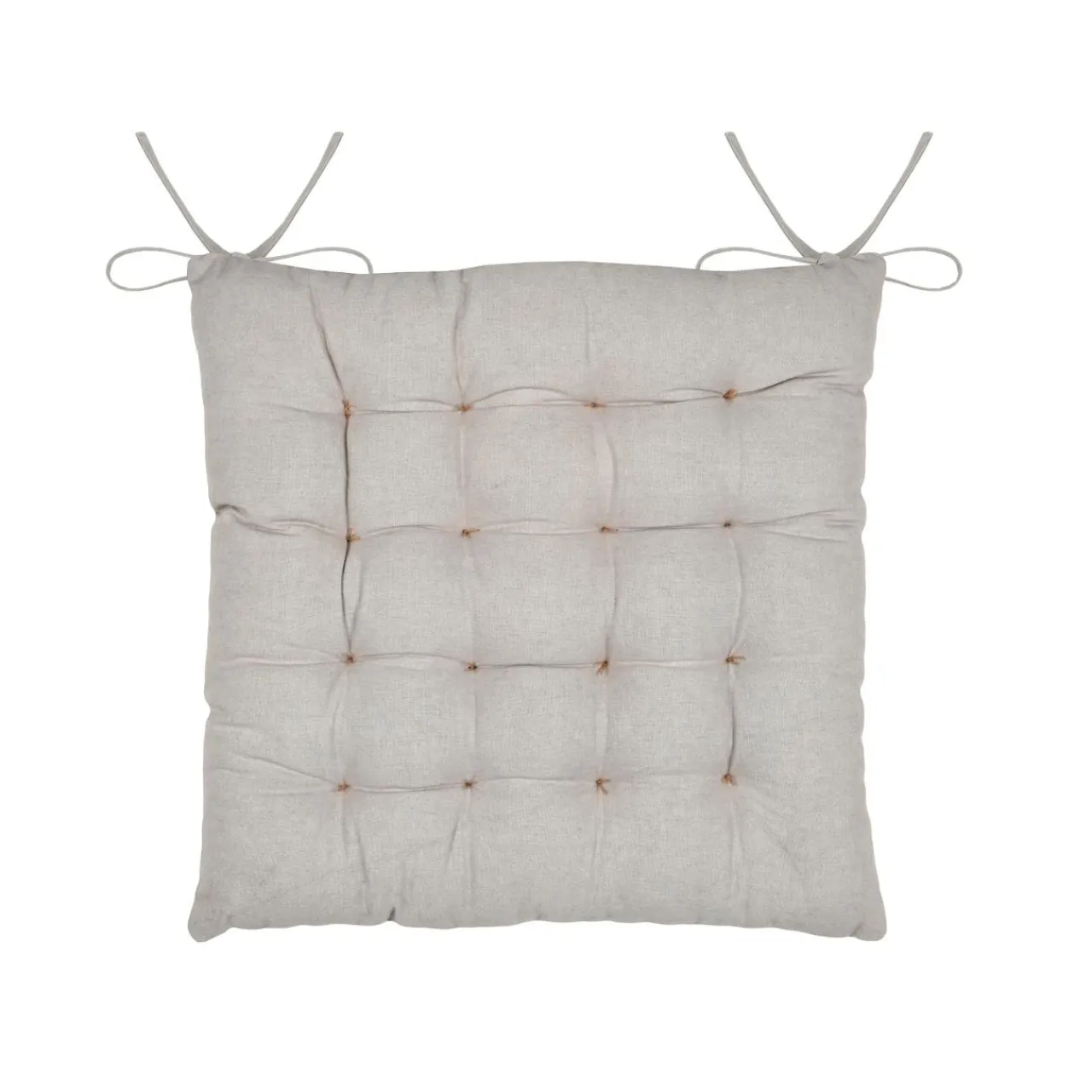 STOF Coussin de chaise carré coton (40 x 40 cm) Ornon Taupe Sale