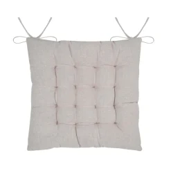 STOF Coussin de chaise carré coton (38 x 38 cm) Tilda Ecru Hot