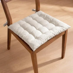 EMINZA Coussin de chaise carré coton (40 x 40 cm) Pixel Beige Sale