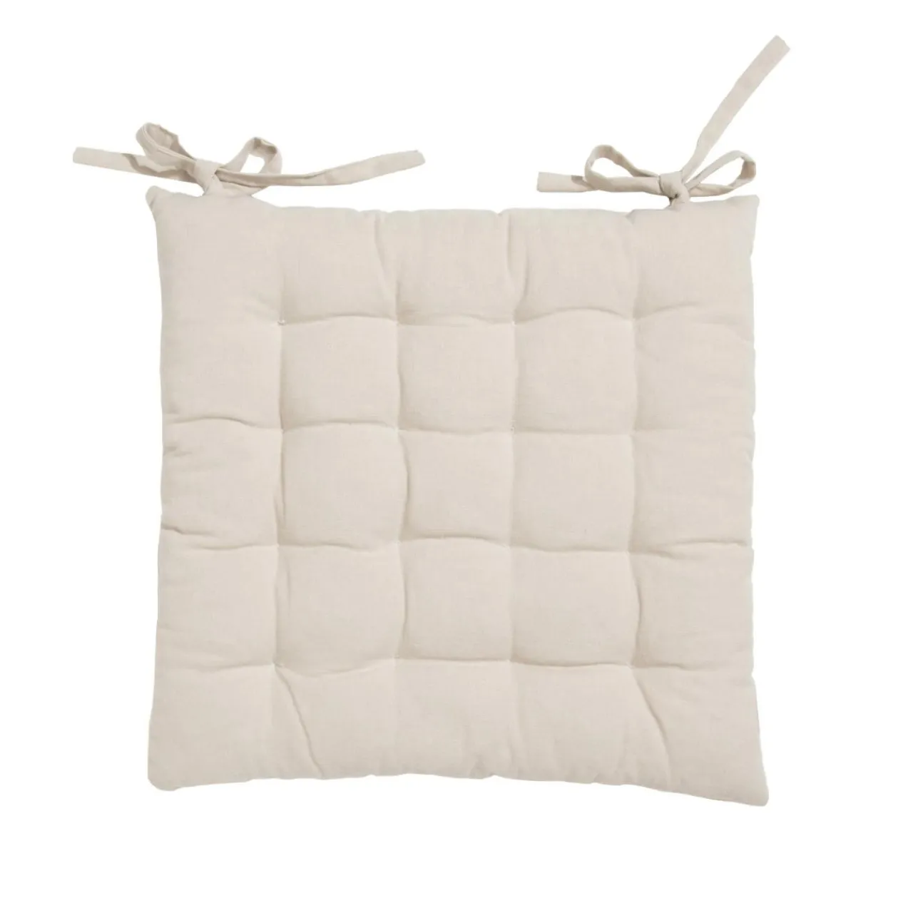 EMINZA Coussin de chaise carré coton (40 x 40 cm) Pixel Beige Sale