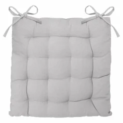 ATMOSPHERA Coussin de chaise carré Datara Gris clair New