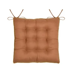 STOF Coussin de chaise carré fausse fourrure (40 x 40 cm) Asgard Camel Outlet