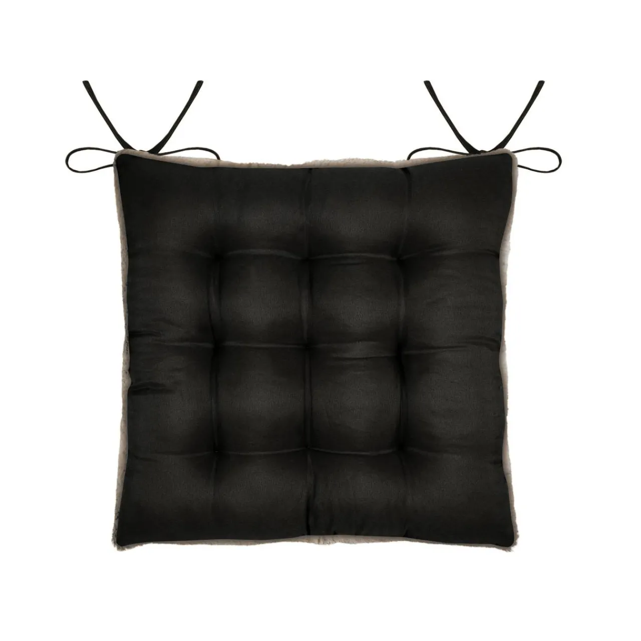 STOF Coussin de chaise carré fausse fourrure (40 x 40 cm) Asgard perle Gris Clearance