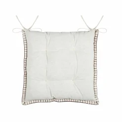 STOF Coussin de chaise carré velours (38 x 38 cm) Landry Taupe Sale