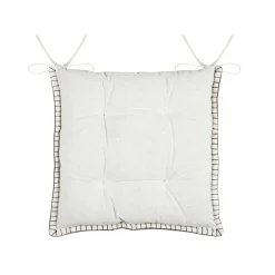 STOF Coussin de chaise carré velours (38 x 38 cm) Landry Beige Sale
