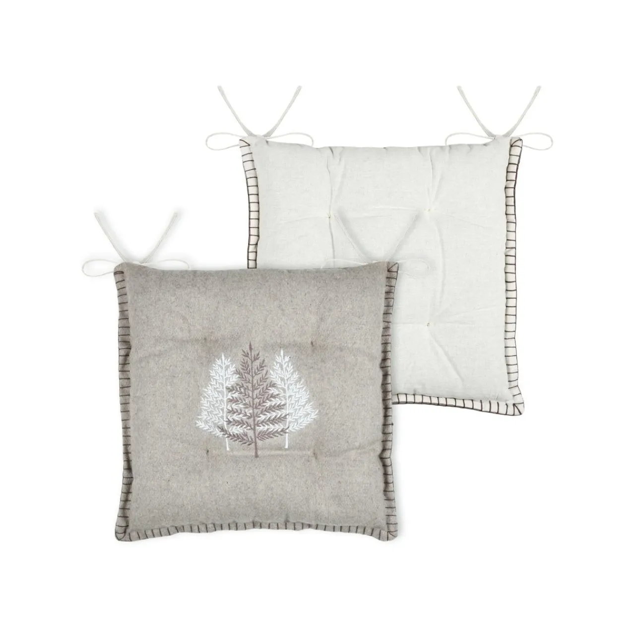 STOF Coussin de chaise carré velours (38 x 38 cm) Landry Beige Sale