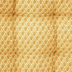 ATMOSPHERA Coussin de chaise carré (38 x 38 cm) Otto Jaune ocre Clearance