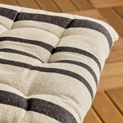 EMINZA Coussin de chaise extérieur carré (38 x 38 cm) Nautira Gris ardoise Discount