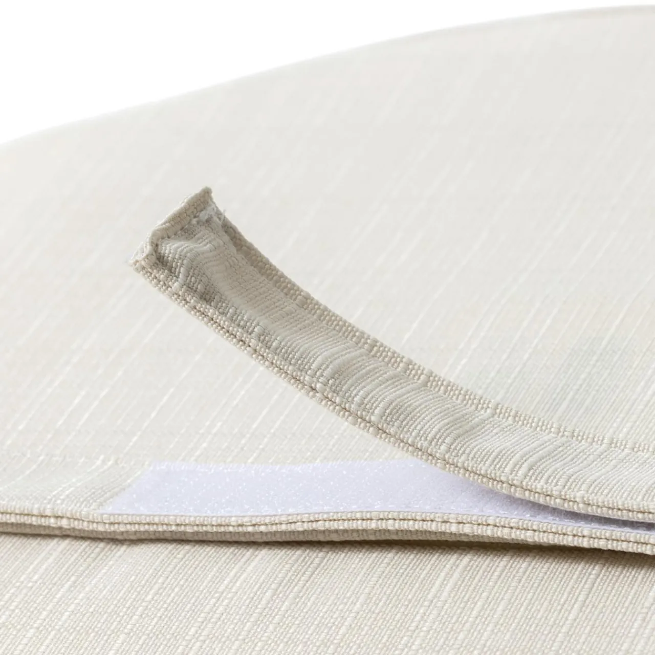 EMINZA Coussin de chaise extérieur rond (40 cm) Sunset Ecru Hot