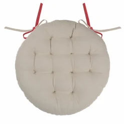 LOVELY CASA Coussin de chaise rond (38 cm) Duo Rouge Clearance