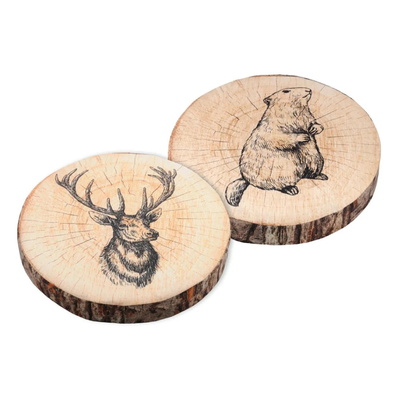STOF Coussin de chaise rond (38 cm) Gruffy Marron Sale