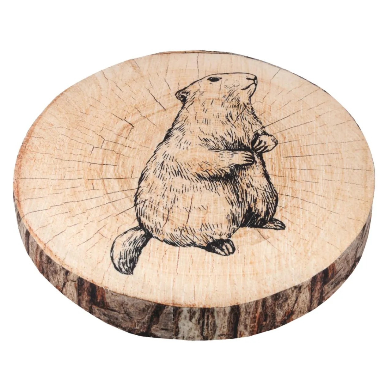 STOF Coussin de chaise rond (38 cm) Gruffy Marron Sale