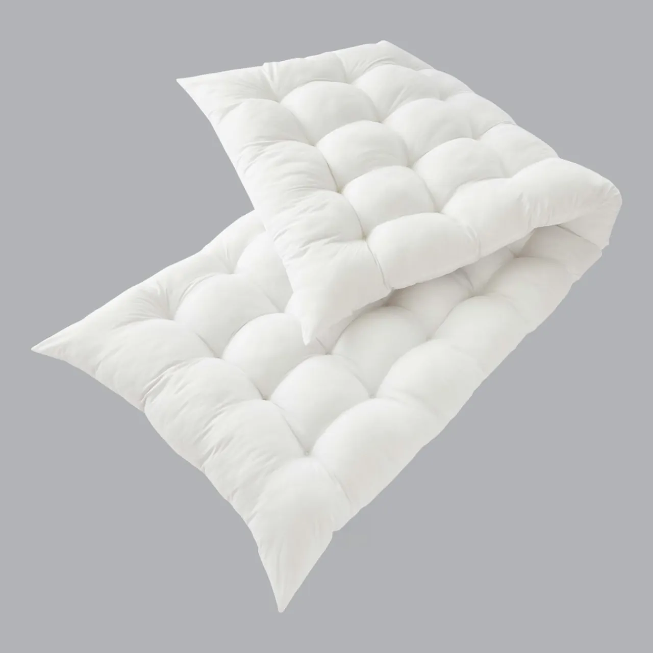 L'EFFET PAPILLON Coussin de garnissage bain de soleil microfibre (70 x 190 cm) Aéris Blanc Outlet