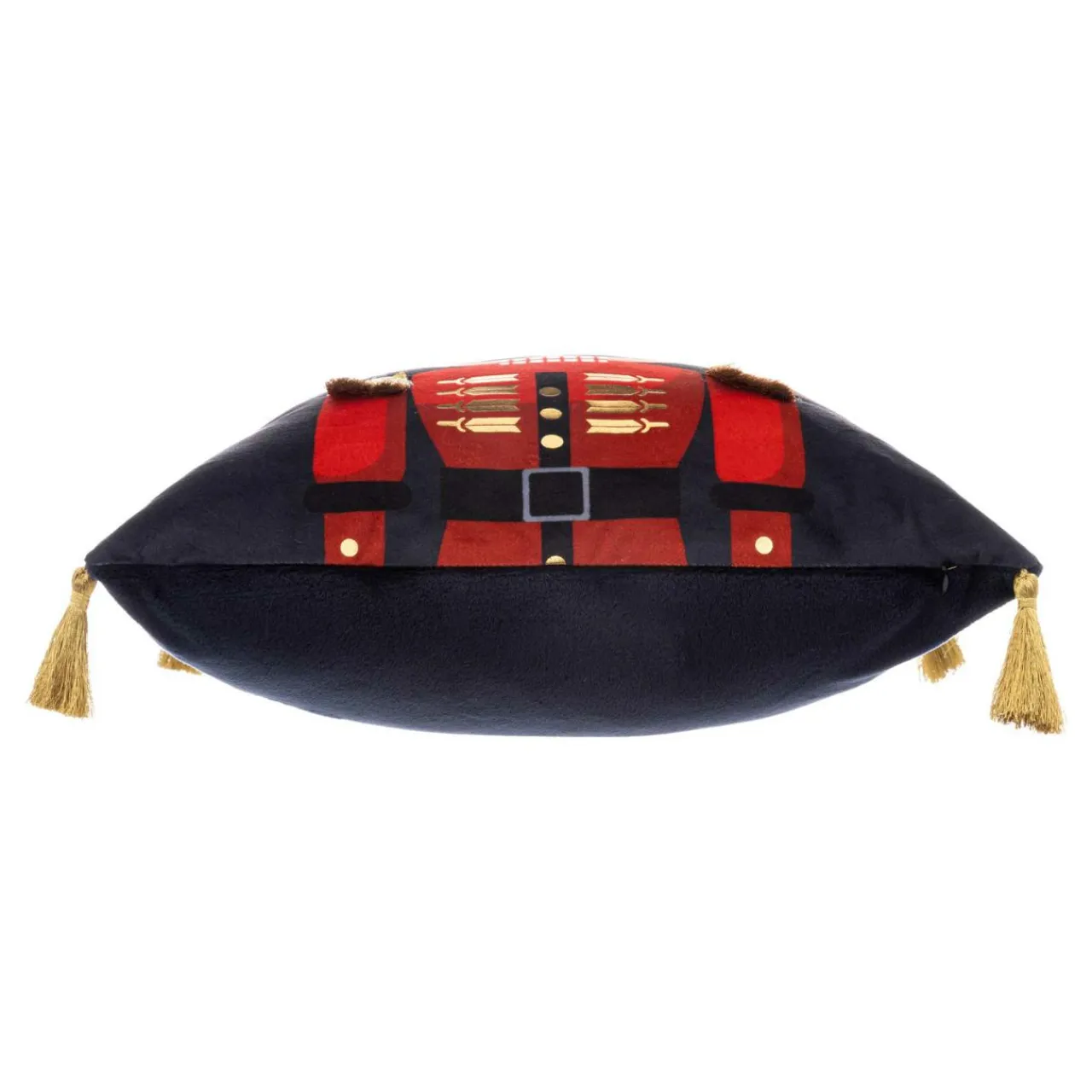 Feeric Lights & Christmas Coussin de Noël carré (40 cm) Casse-noisette Bleu marine Online