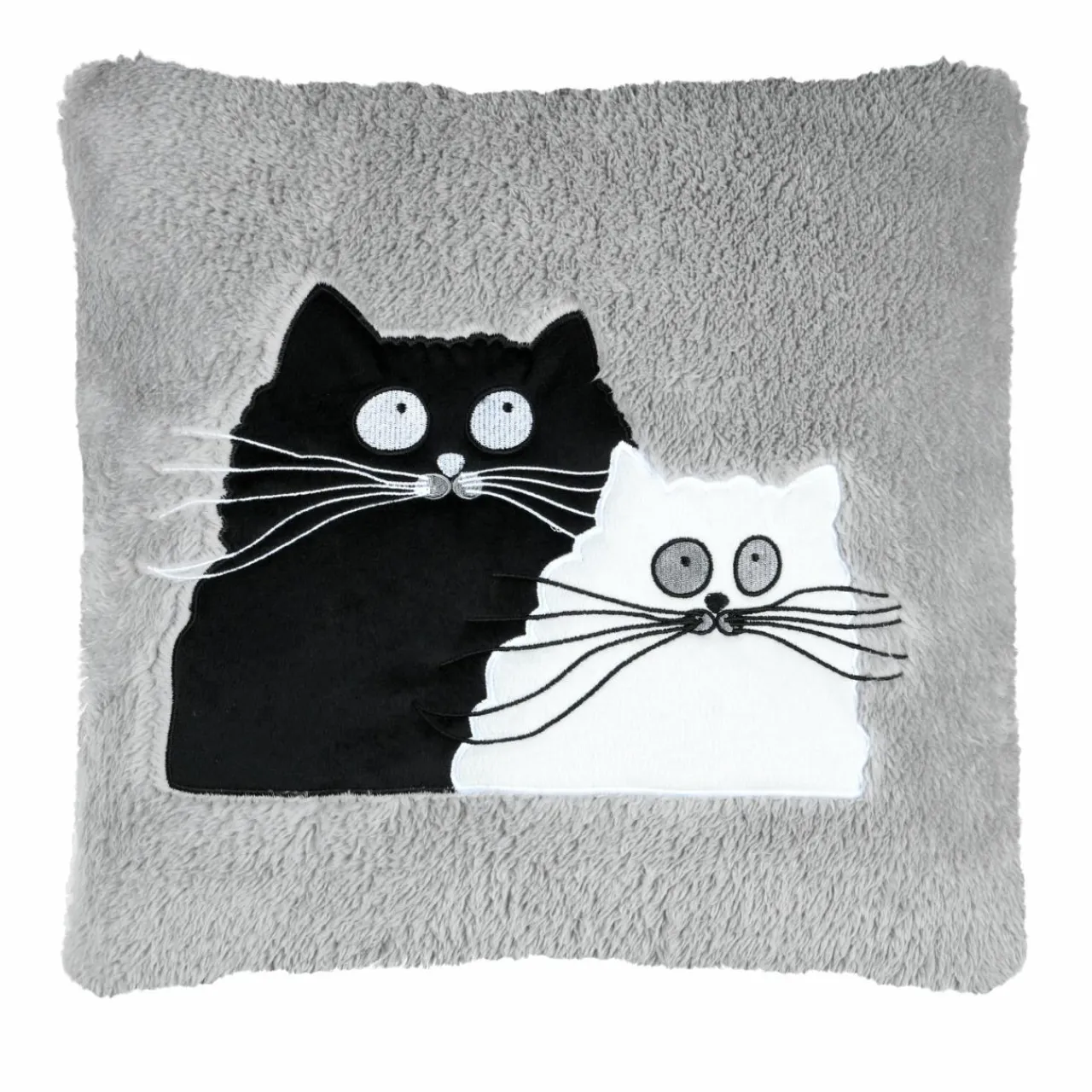 STOF Coussin de Noël carré (45 cm) Douillet Gris Hot