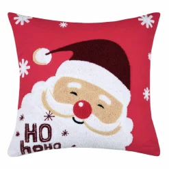 STOF Coussin de Noël carré (45 cm) Falala Rouge Best