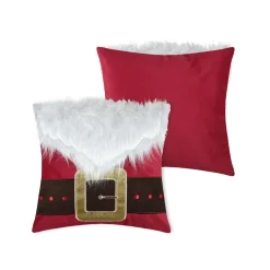 STOF Coussin de Noël carré velours (40 x 40 cm) Edgard Multicolore Rouge Clearance