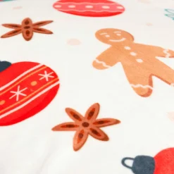 JJA Coussin de Noël carré (40 x 40 cm) Délice Multicolore Best