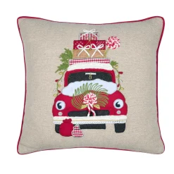 STOF Coussin de Noël carré (45 x 45 cm) Gifted Écru Ecru Sale