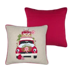 STOF Coussin de Noël carré (45 x 45 cm) Gifted Écru Ecru Sale