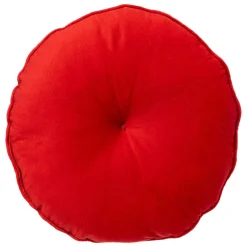 FEERIC LIGHTS Coussin de Noël rond (D40 cm) Bonbon et blanc Rouge Best