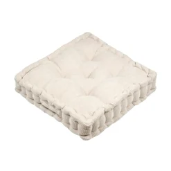STOF Coussin de sol carré velours (45 x 45 cm) Dandy Beige Outlet