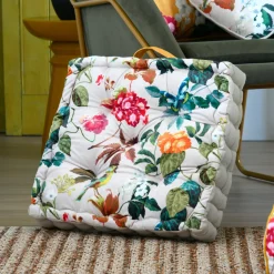 STOF Coussin de sol coton (45 x 45 cm) Emmy Multicolore Online