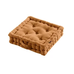 EMINZA Coussin de sol coton (40 x 40 cm) Pixel Camel Online