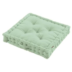 EMINZA Coussin de sol coton (60 x 60 cm) Pixel Vert menthe Outlet