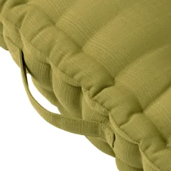 EMINZA Coussin de sol extérieur capitonné (50 x 50 cm) Sunset Vert olive Sale