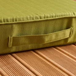 EMINZA Coussin de sol extérieur déhoussable (45 x 45 cm) Sunset Vert olive Sale