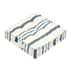 EMINZA Coussin de sol extérieur (45 x H10 cm) Nautira Bleu marine New
