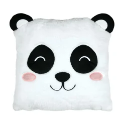 Coussin enfant carré (40 x 40 cm) Zamis Panda Blanc Best