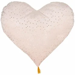 Atmosphera createur d'interieur for kids Coussin enfant cœur (40 x 45 cm) Polie Rose Clearance