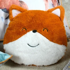 STOF Coussin enfant fausse fourrure (30 x 25 cm) Ferdinand Orange Outlet
