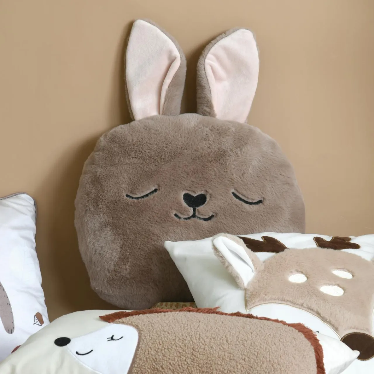 STOF Coussin enfant rond (35 cm) Gabin Marron Sale