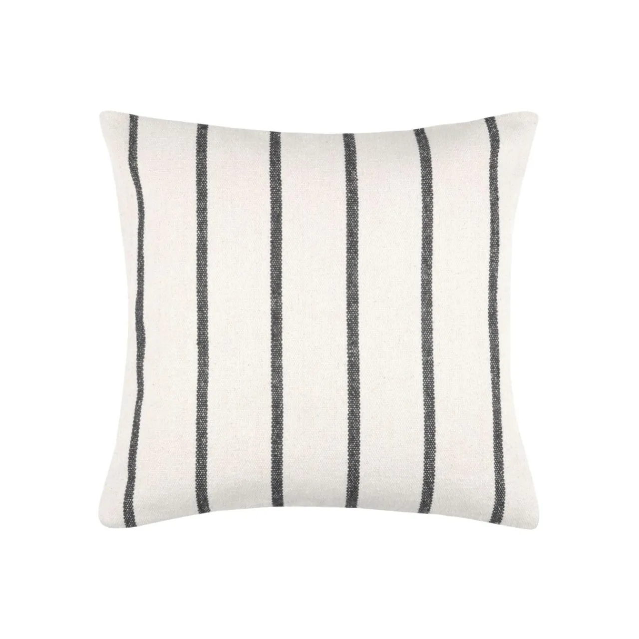 EMINZA Coussin extérieur carré toile de coton (50 x 50 cm) Ocealys Noir Discount
