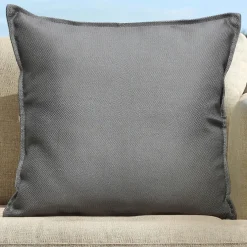 MOBELLIA Coussin extérieur carré (60 x 60 cm) Boraé Gris