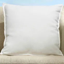 MOBELLIA Coussin extérieur carré (45 x 45 cm) Boraé Blanc Outlet