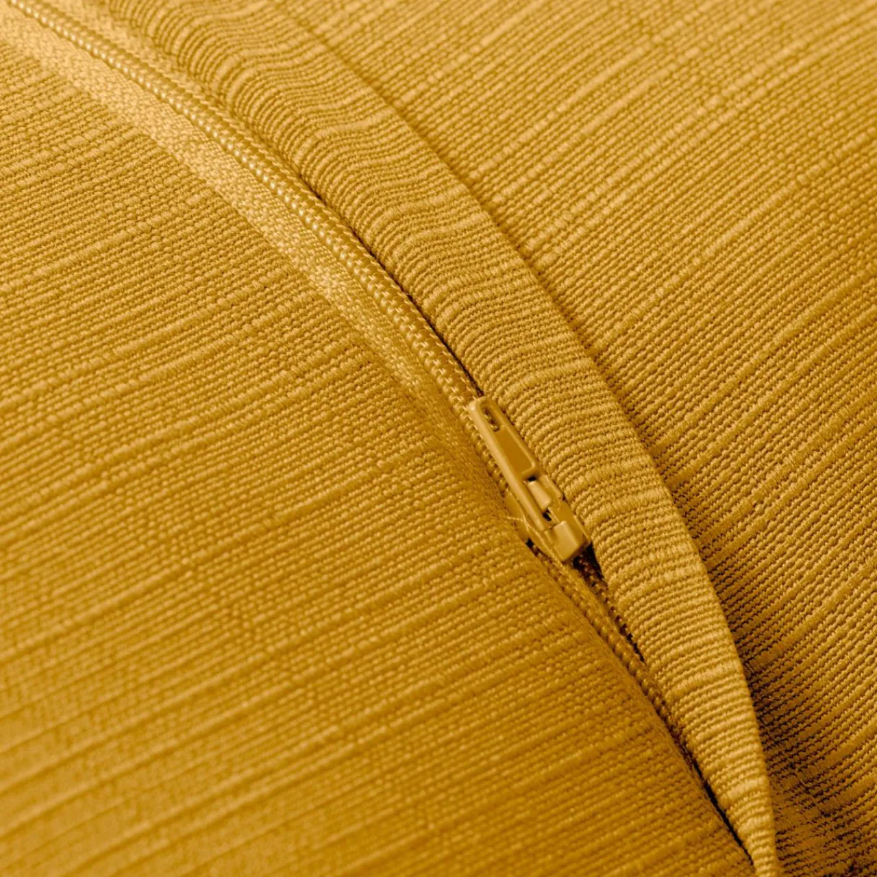 EMINZA Coussin extérieur carré (60 x 60 cm) Sunset Jaune moutarde Clearance