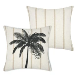 STOF Coussin extérieur carré (45 x 45 cm) Theoule Anthracite Discount