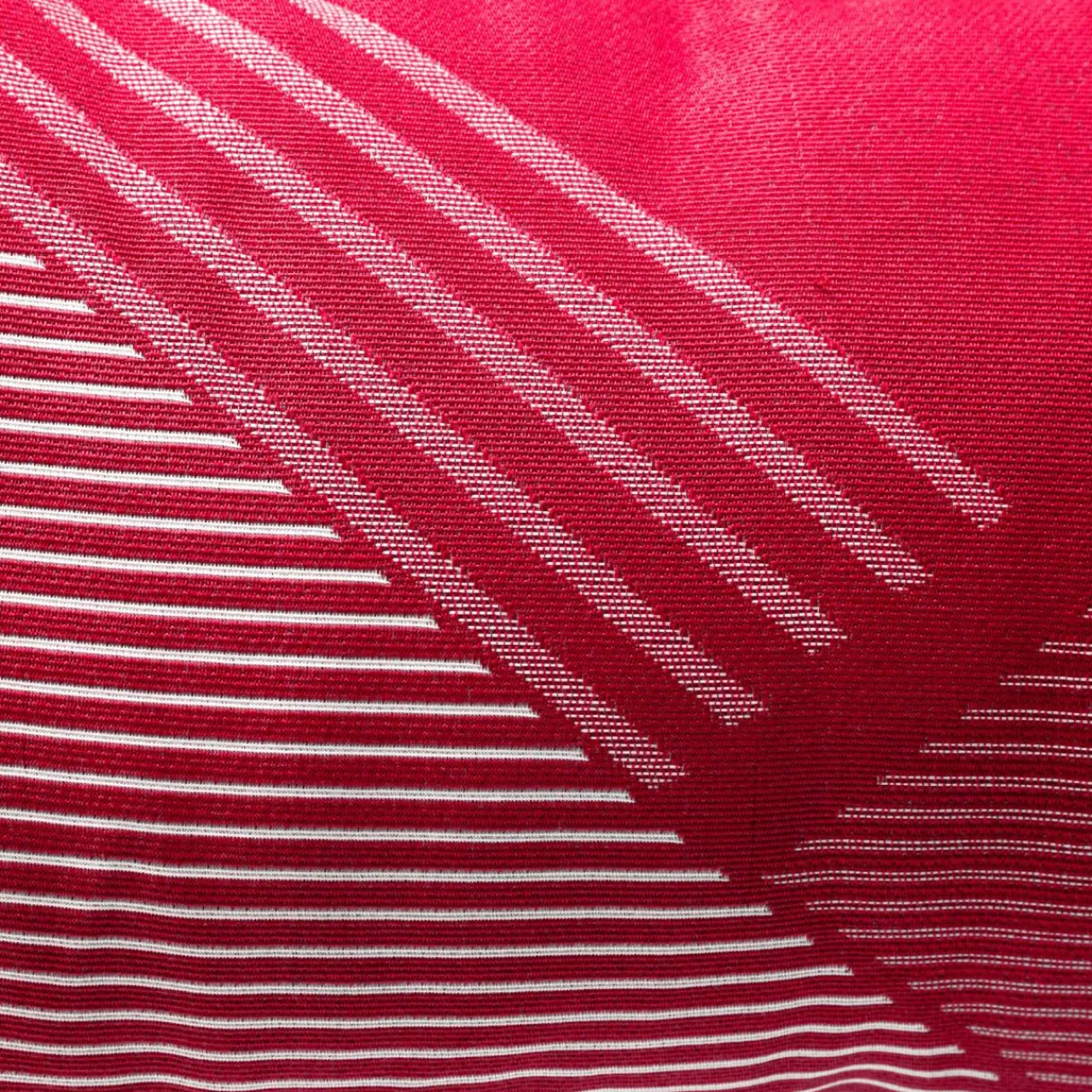 HESPERIDE Coussin extérieur rectangulaire (30 x 50 cm) Jacquard grenade Rouge Clearance