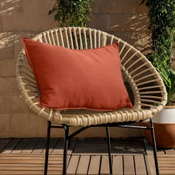 EMINZA Coussin extérieur rectangulaire (40 x 60 cm) Sunset Terracotta New