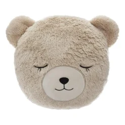 ATMOSPHERA Coussin fausse fourrure enfant (27 cm) Ours Beige Clearance