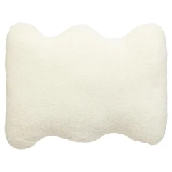 Atmosphera, cru017dateur d'intu017drieur Coussin rectangulaire bouclette (35 x 48 cm) Bliss Blanc Online